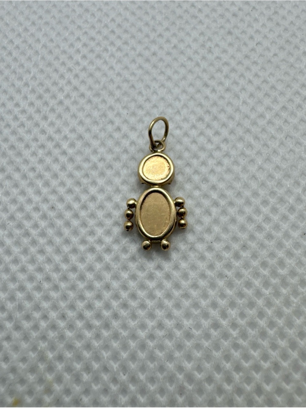 Solid 14k Yellow Gold Baby Child Boy Girl Kid Newborn Pendant Charm